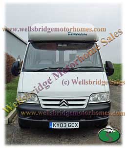 Front view of vehicle