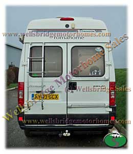 Rear view of vehicle
