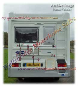 Rear view of vehicle