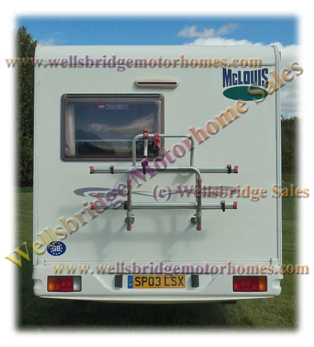 Rear view of vehicle