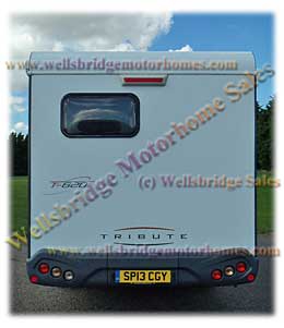 Rear view of vehicle