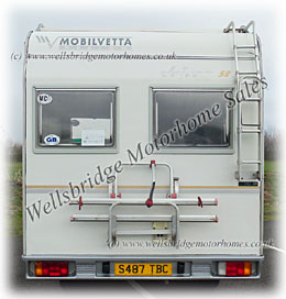 Rear view of vehicle