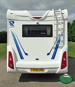 Rear view of vehicle